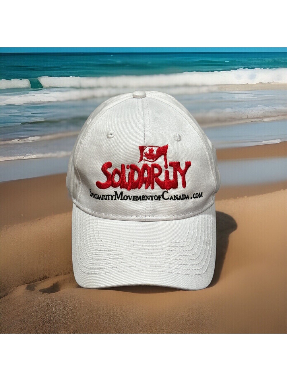 Solidarity Movement Of Canada Speak Free Worship Free White Baseball Cap